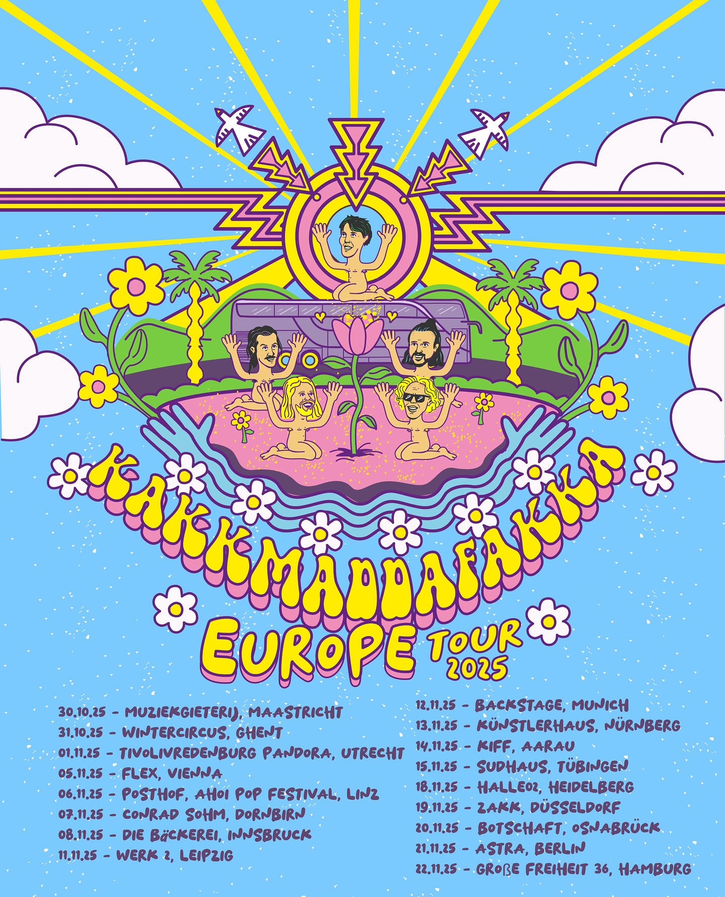 KAKKMADDAFAKKA Tour Poster 2026